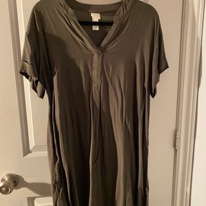 Army green dress